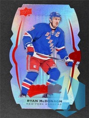 2016-17 UD Red MVP Level 1 Purple Colors & Contours Ryan McDonagh #40 Die Cut